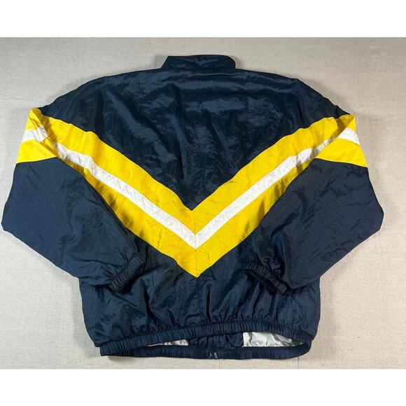 Vintage 90's Navy Midshipmen Full Zip Windbreaker Mens Size Medium - Picture 2 of 6